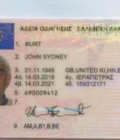 Buy Fake Driver’s License of Greece
