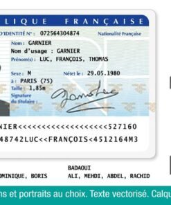 Buy Real ID card of France