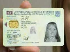 Buy Real ID Card of Lithuania